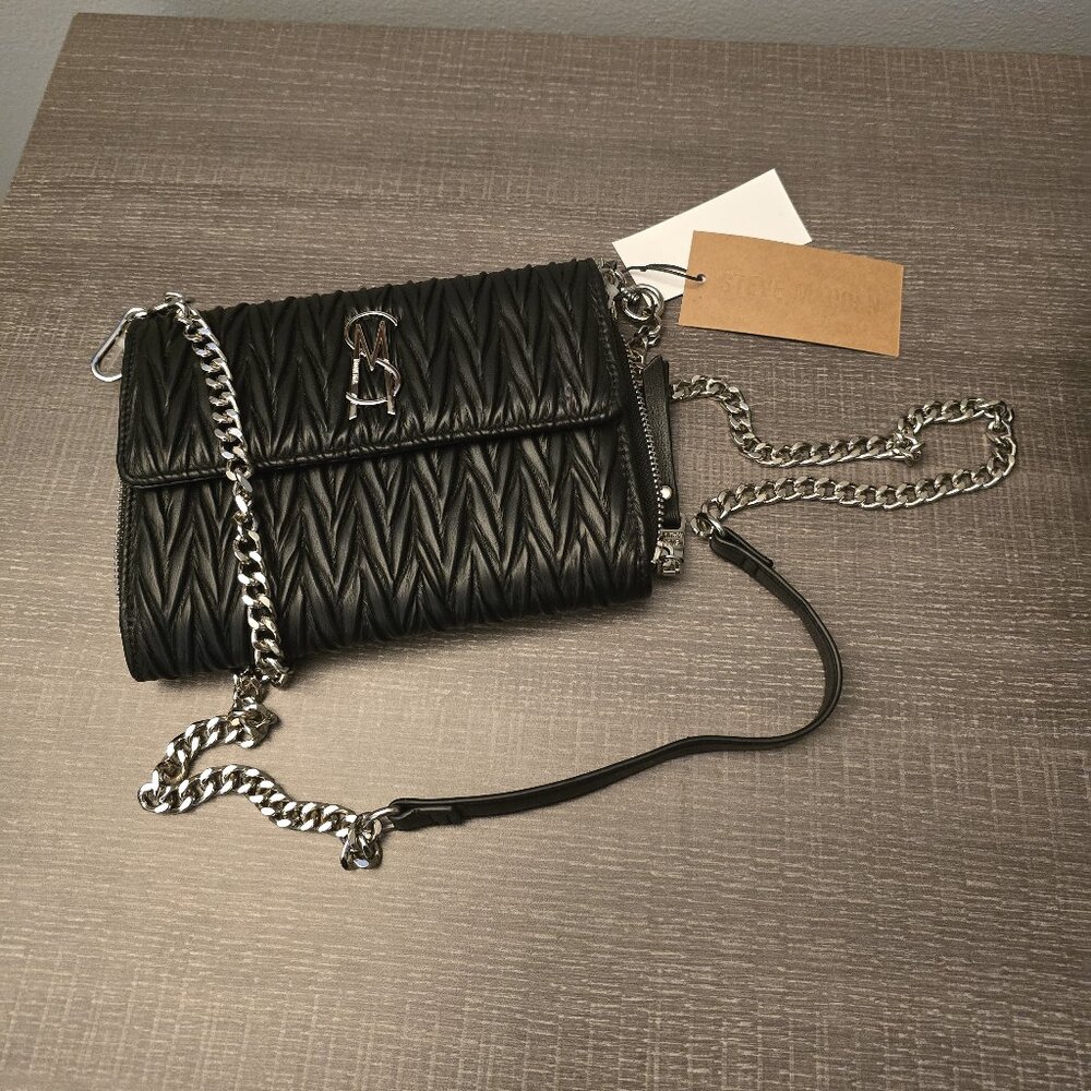 Steve Madden Chain Crossbody Black NWT